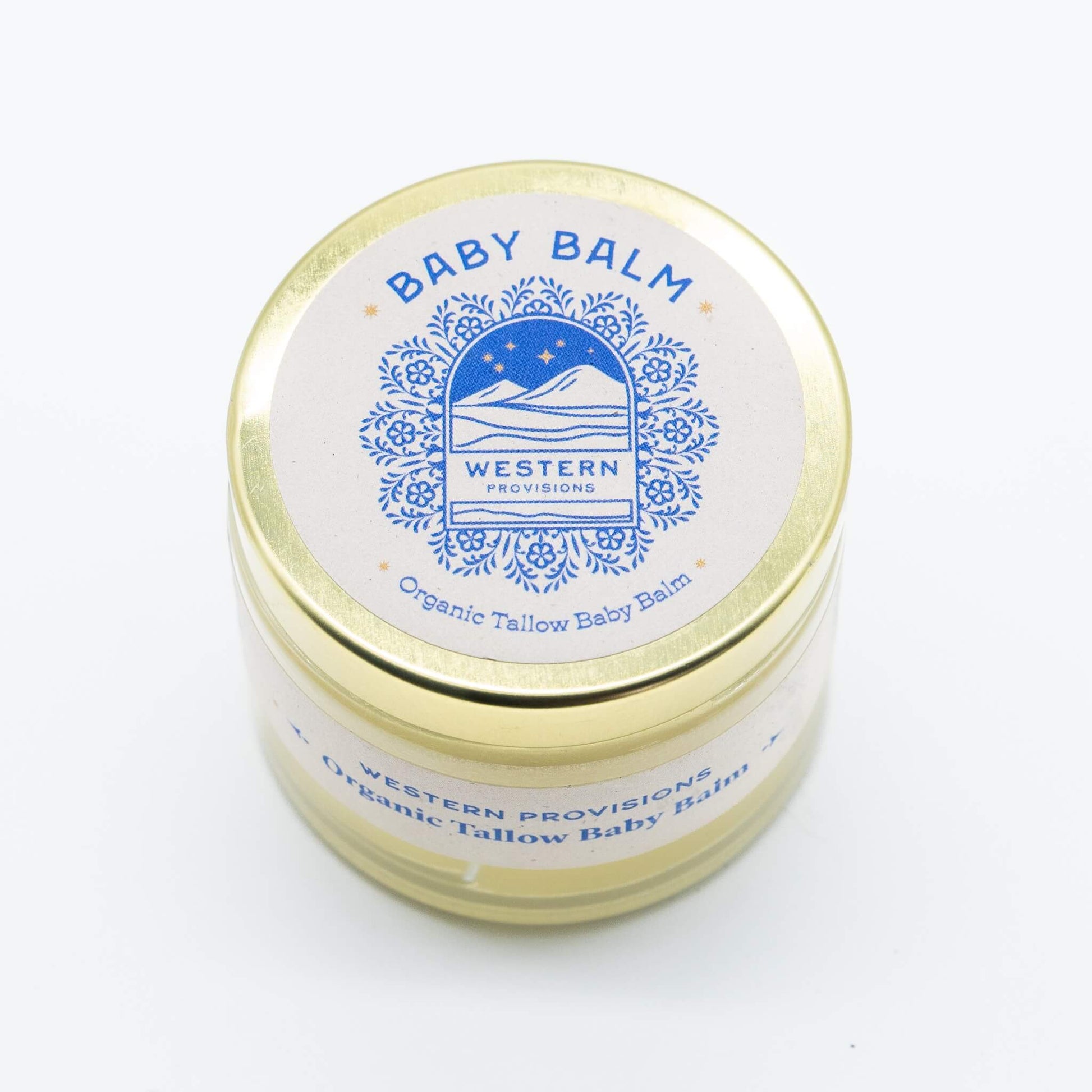 western provisions baby balm top view