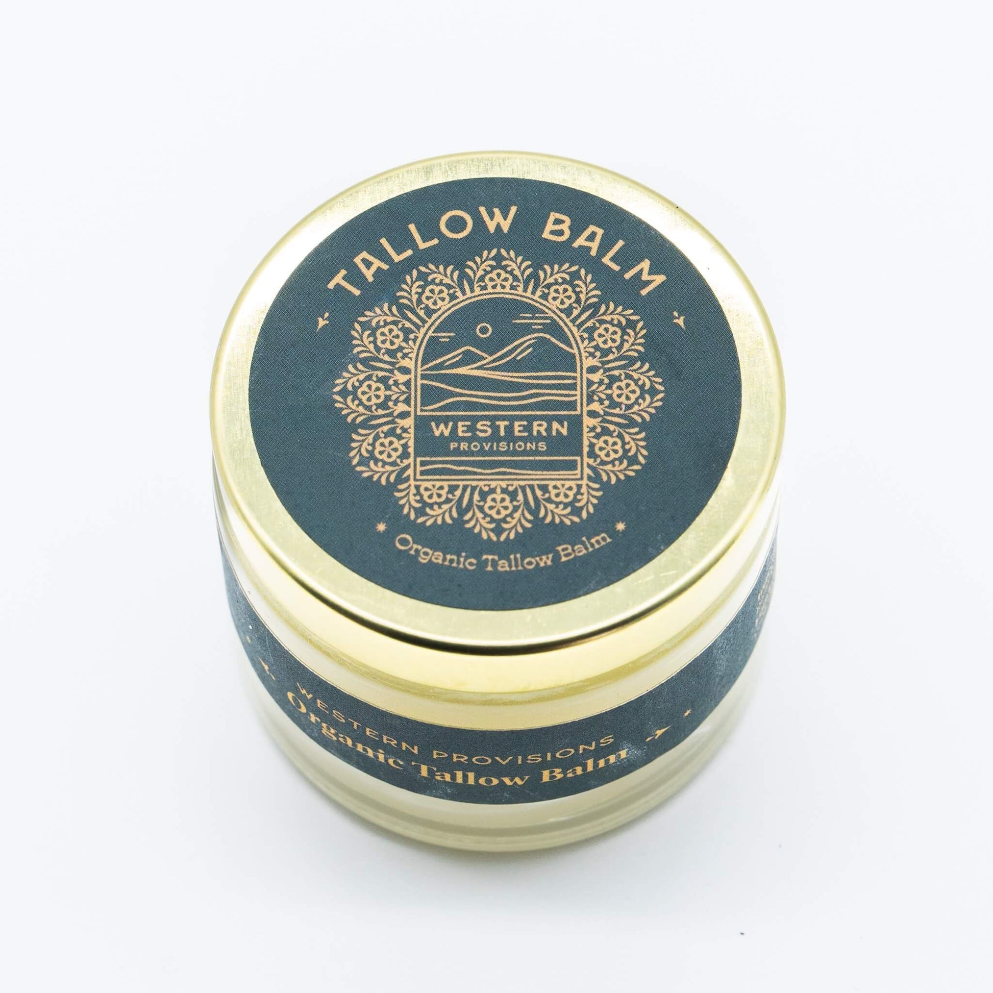 western provisions sandalwood tallow balm cap closed